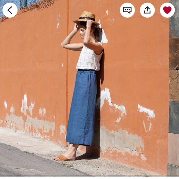 NWOT not perfect linen Vienna sleeveless top - Picture 6 of 8